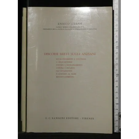 DISCORSI BREVI SUGLI ANZIANI