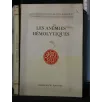 LES ANEMIES HEMOLITYQUES