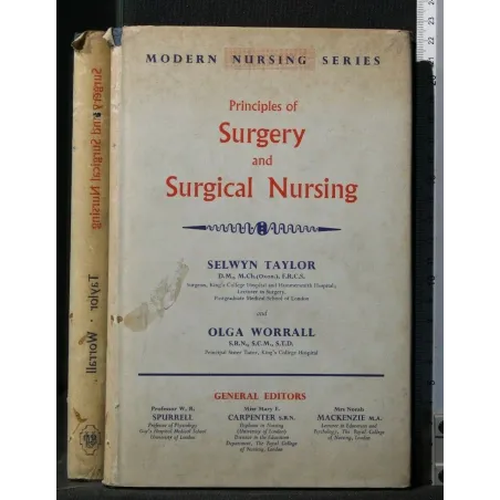 PRINCIPLES OF SURGERY AND SURGICAL NURSING