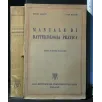 MANUALE DI BATTERIOLOGIA PRATICA