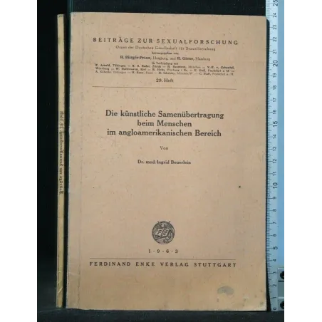 DIE KUNSTLICHE SAMENUBERTRAGUNG BEIM MENSCHEN IM