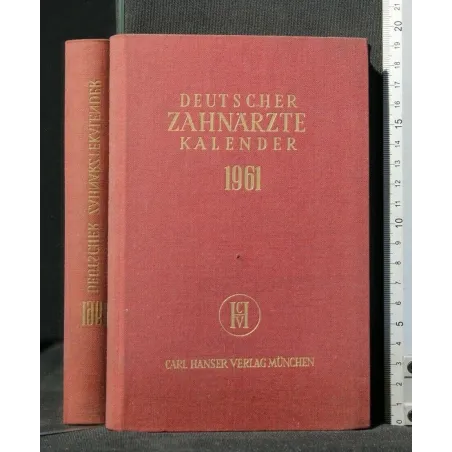 DEUTSCHER ZAHNARZTE KALENDER 1961