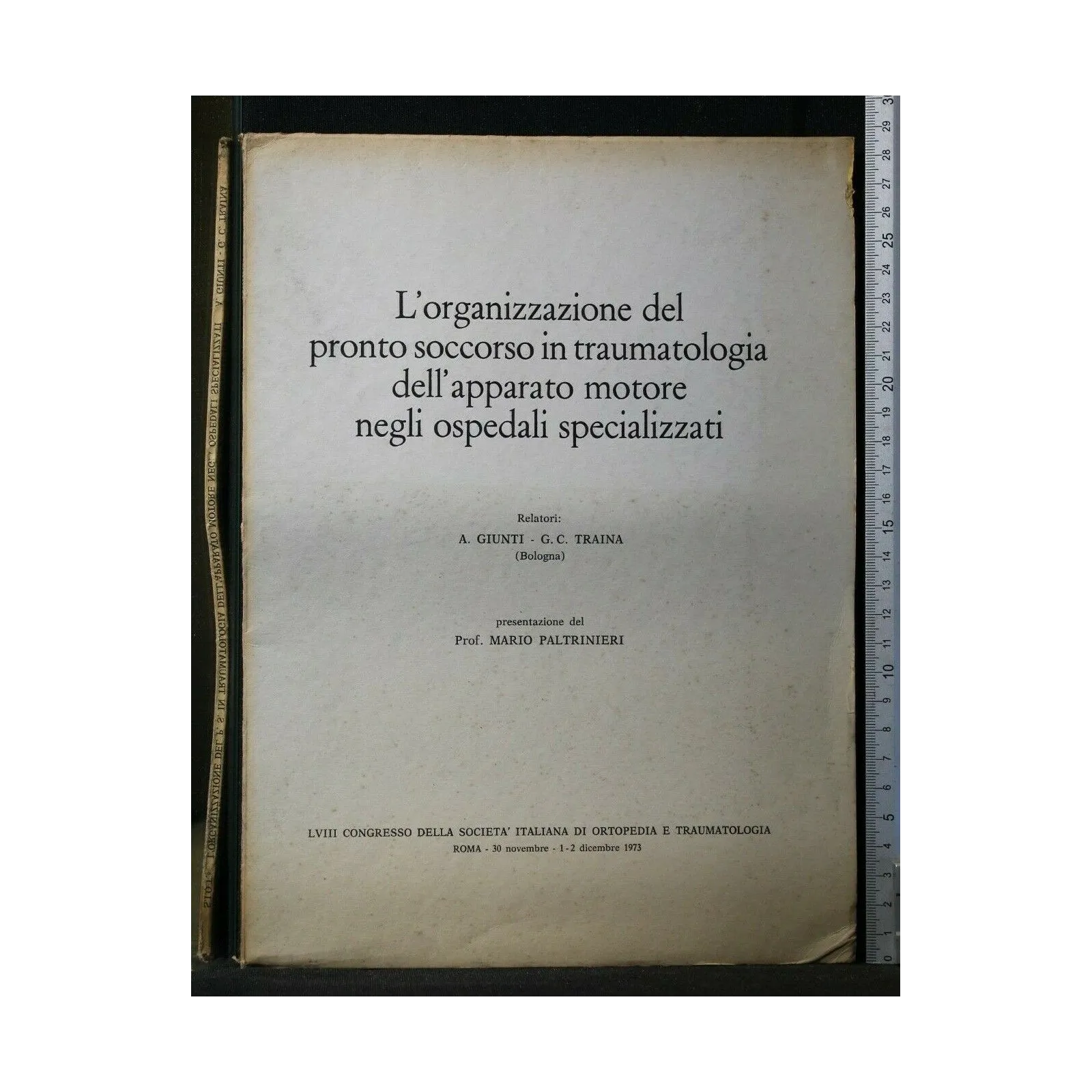 L'ORGANIZZAZIONE DEL PRONTO SOCCORSO IN TRAUMATOLOGIA