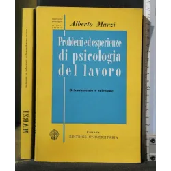 PROBLEMI ED ESPERIENZE DI PSICOLOGIA DEL LAVORO