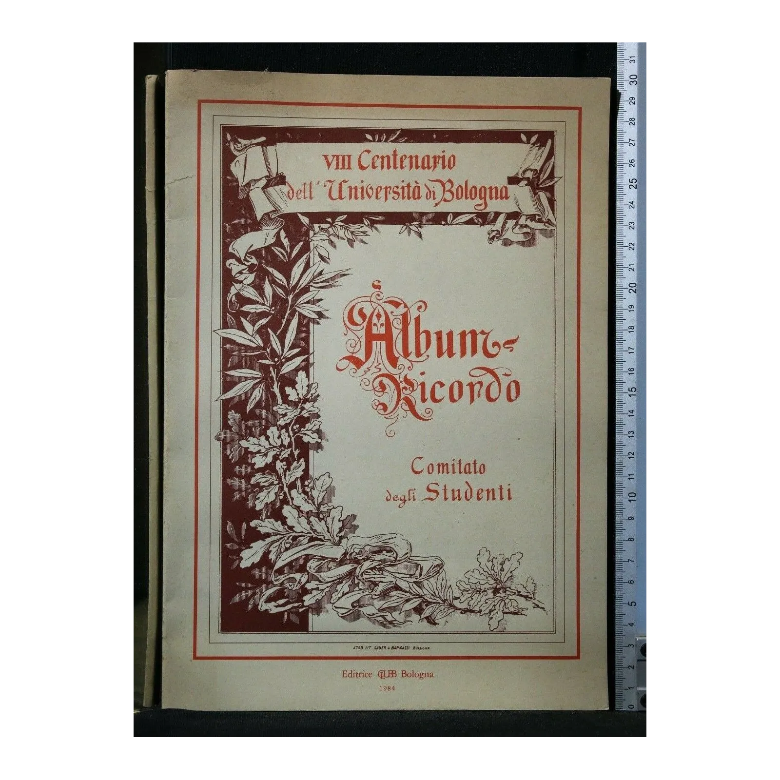 ALBUM RICORDO COMITATO STUDENTI UNIVERSITA' DI BOLOGNA