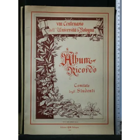 ALBUM RICORDO COMITATO STUDENTI UNIVERSITA' DI BOLOGNA
