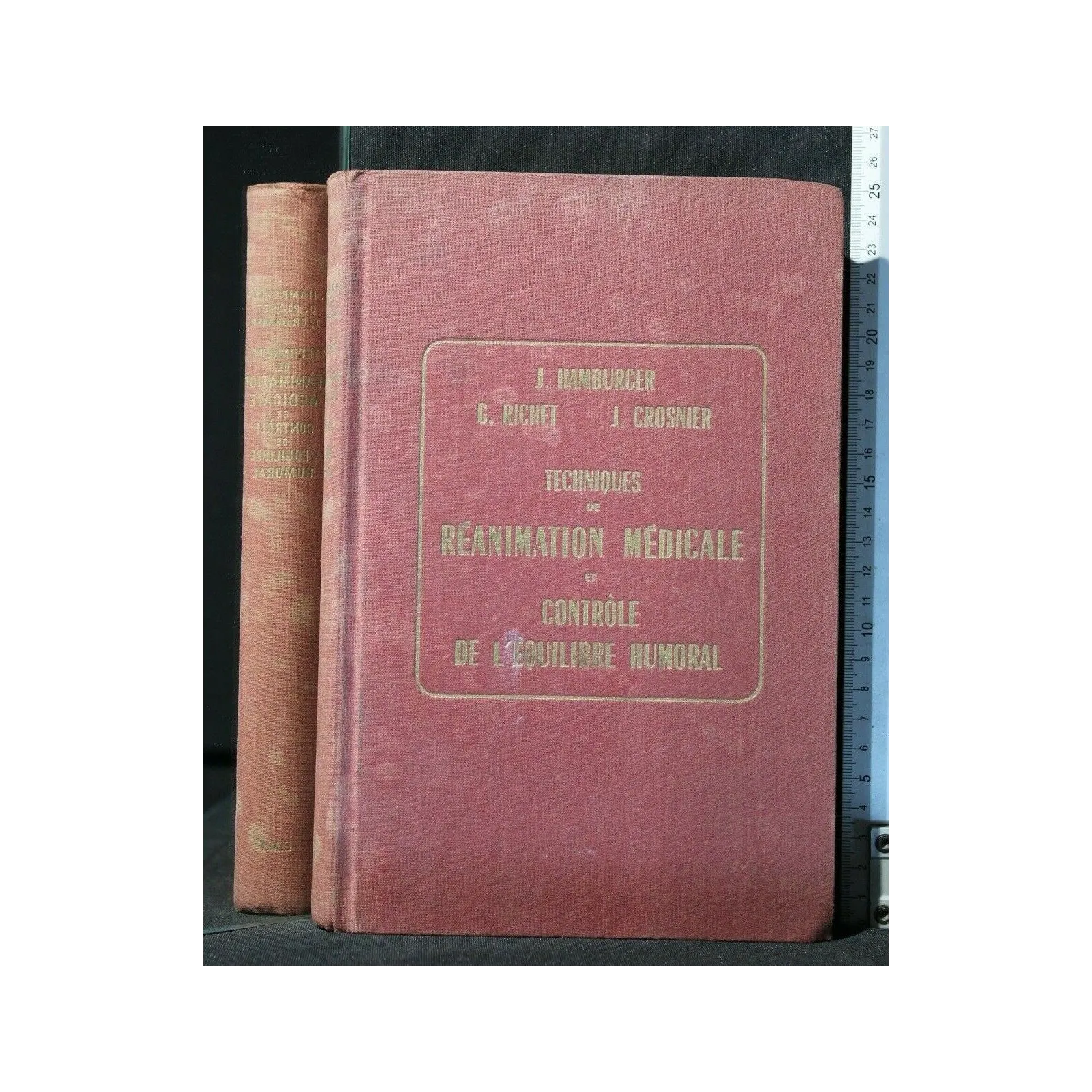 TECHNIQUES DE REANIMATION MEDICALE ET CONTROLE DE L'EQUILIBRE