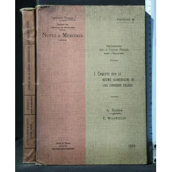 RECHERCHES SUR LE TRAVAIL HUMAIN DANS L'INDUSTRIE ENQUETE SUR LE