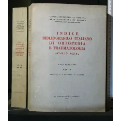 INDICE BIBLIOGRAFICO ITALIANO DI ORTOPEDIA E TRAUMATOLOGIA