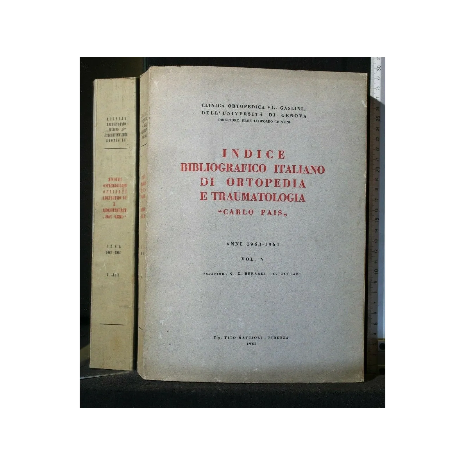 INDICE BIBLIOGRAFICO ITALIANO DI ORTOPEDIA E TRAUMATOLOGIA