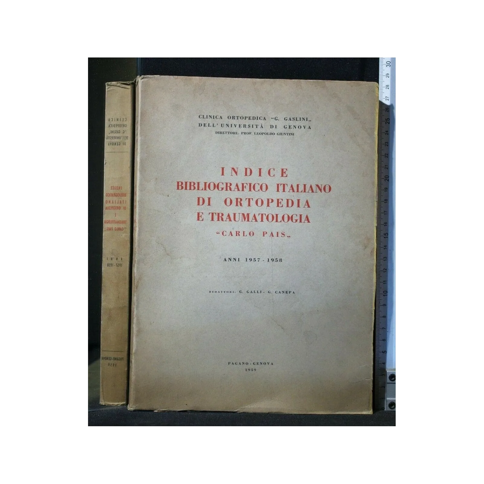 INDICE BIBLIOGRAFICO ITALIANO DI ORTOPEDIA E TRAUMATOLOGIA