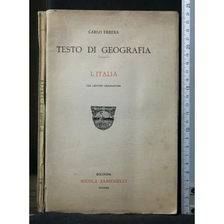 TESTO DI GEOGRAFIA L'ITALIA VOL. 3
