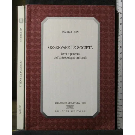 OSSERVARE LE SOCIETA'