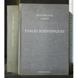 TABLES SCIENTIFIQUES