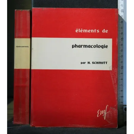 ELEMENTS DE PHARMACOLOGIE