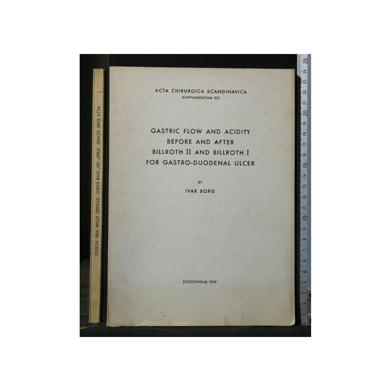 GASTRIC FLOW AND ACIDITY BEFORE AND AFTER BILLROTH II AND