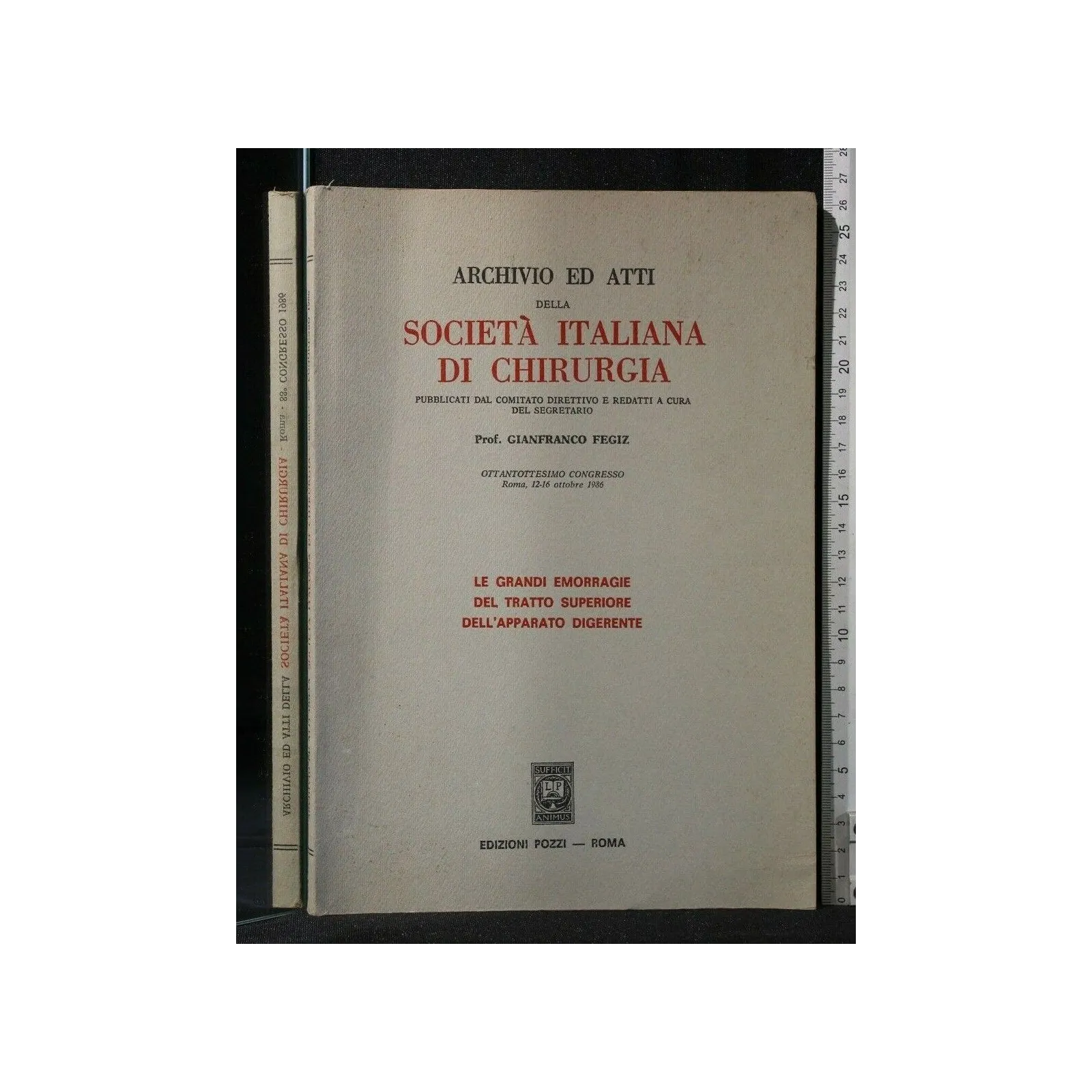 ARCHIVIO ED ATTI DELLA SOCIETA' ITALIANA DI CHIRURGIA LE GRANDI