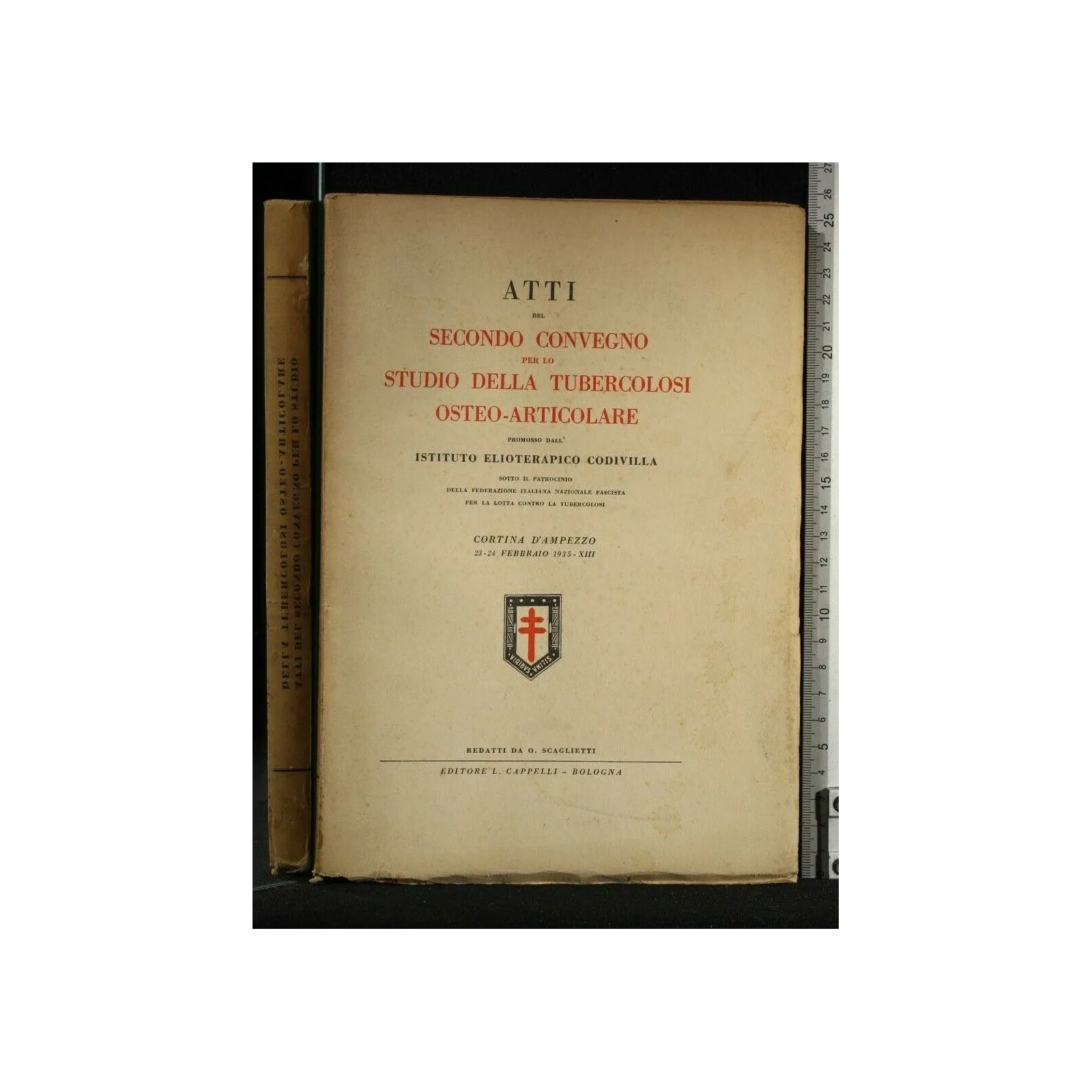 ATTI DEL SECONDO CONVEGNO PER LO STUDIO DELLA TUBERCOLOSI