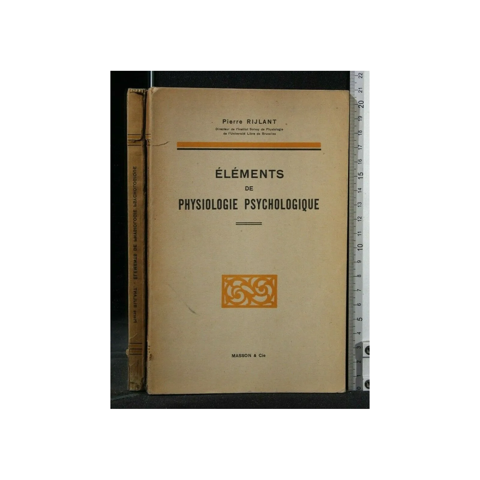 ELEMENTS DE PHYSIOLOGIE PSYCHOLOGIQUE