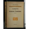 ELEMENTS DE PHYSIOLOGIE PSYCHOLOGIQUE