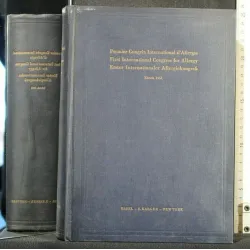 PREMIER CONGRES INTERNATIONAL D'ALLERGIE ZURICH 1951