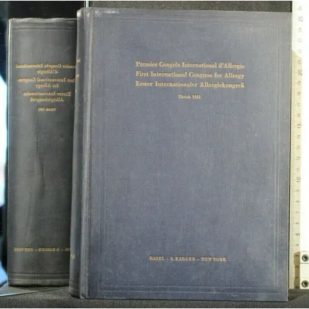 PREMIER CONGRES INTERNATIONAL D'ALLERGIE ZURICH 1951