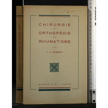 CHIRURGIE ET ORTHOPEDIE DU RHUMATISME