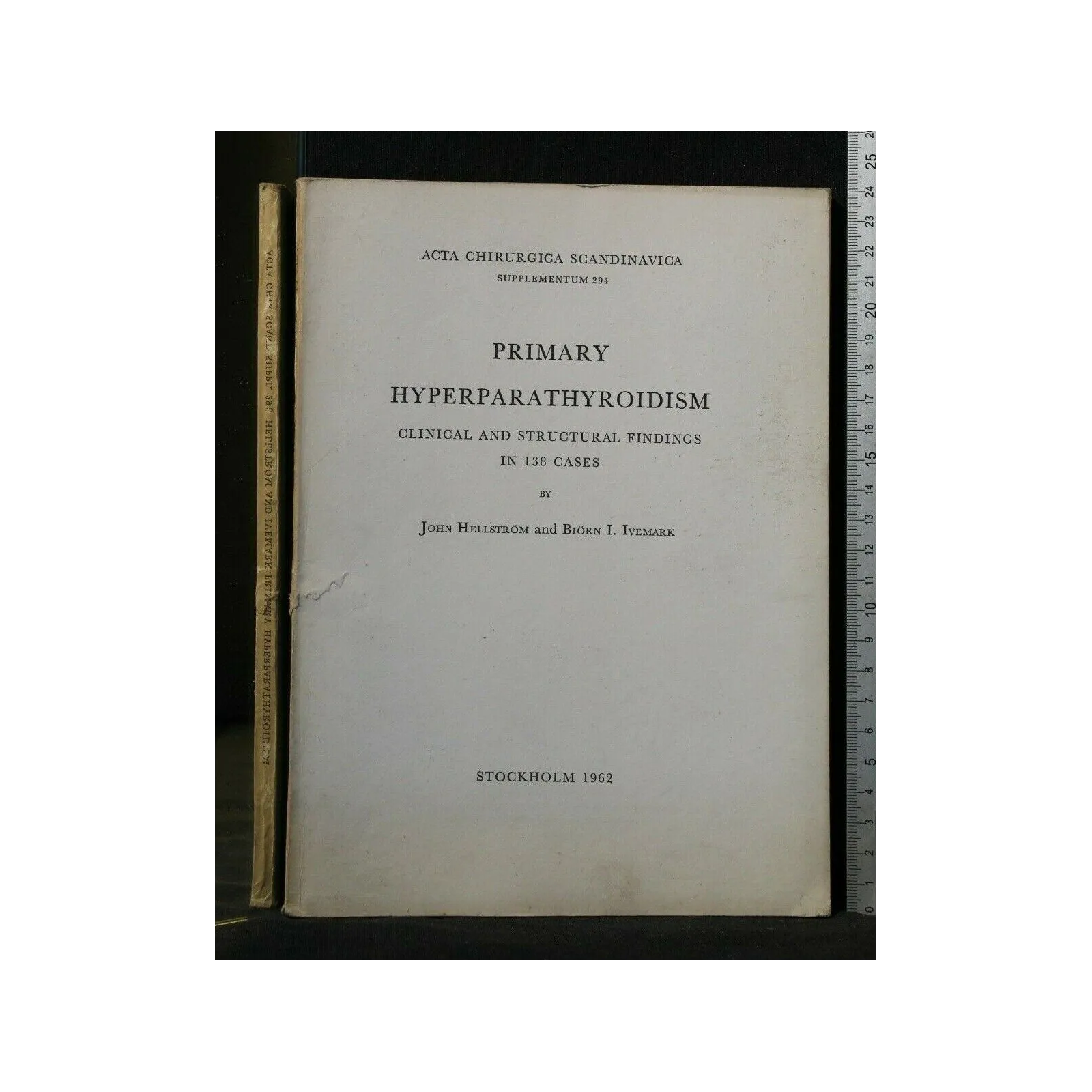PRIMARY HYPERPARATHYROIDISM SUPPLEMENTUM 294