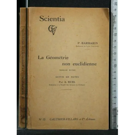 SCIENTIA LA GEOMETRIE NON EUCLIDIENNE