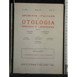 L'INFEZIONE DENTO-NASO-SINUSALE ARCHIVIO ITALIANO DI OTOLOGIA