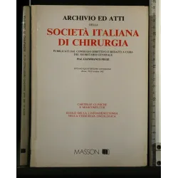 ARCHIVIO ED ATTI DELLA SOCIETA' ITALIANA DI CHIRURGIA CARTELLE