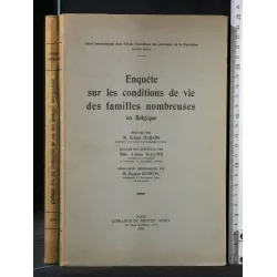 ENQUETE SUR LES CONDITIONS DE VIE DES FAMILLES NOMBREUSES EN