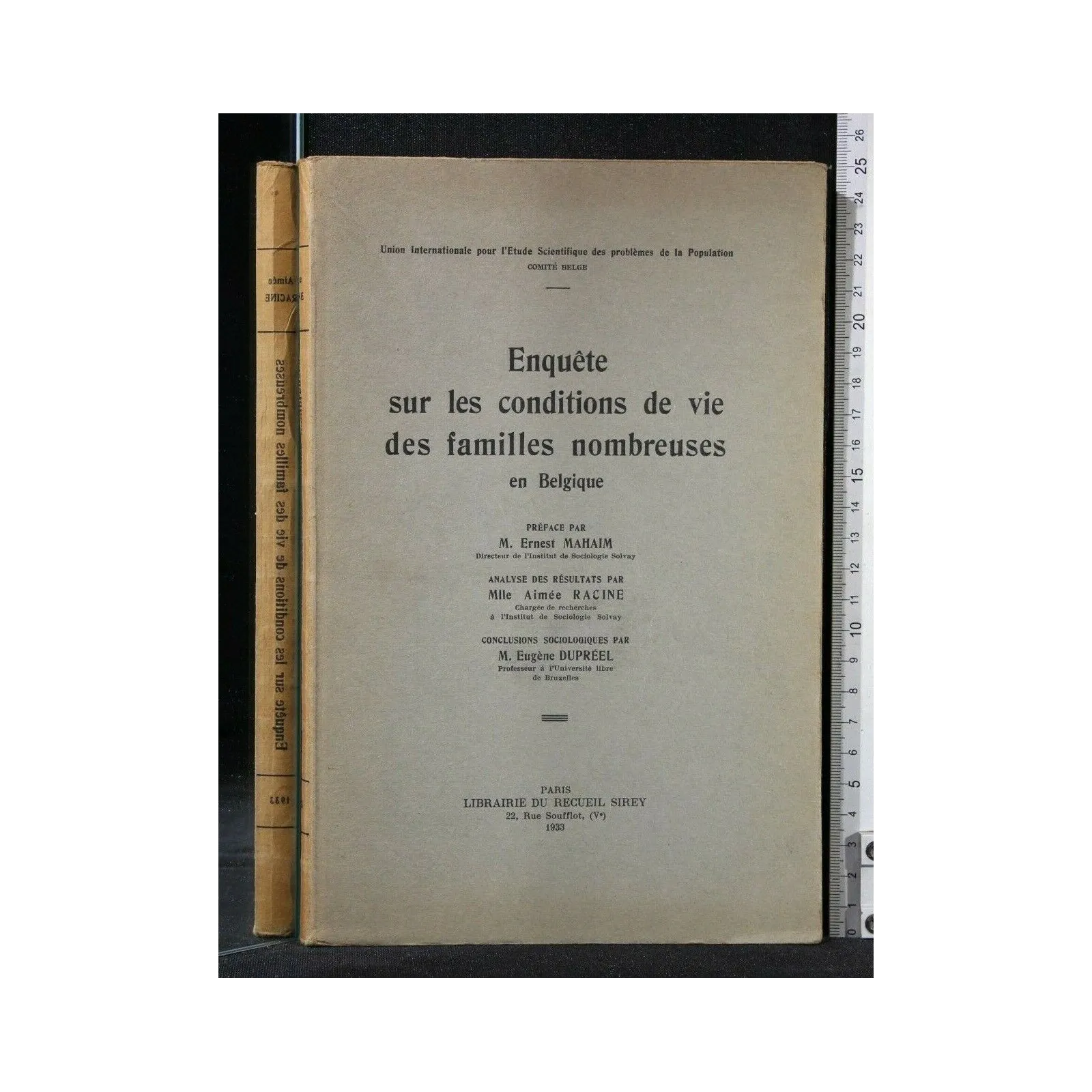 ENQUETE SUR LES CONDITIONS DE VIE DES FAMILLES NOMBREUSES EN