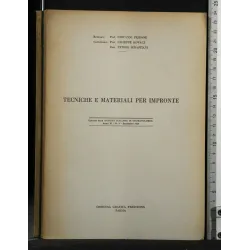 TECNICHE E MATERIALI PER IMPRONTE ESTRATTO DELLA "RIVISTA