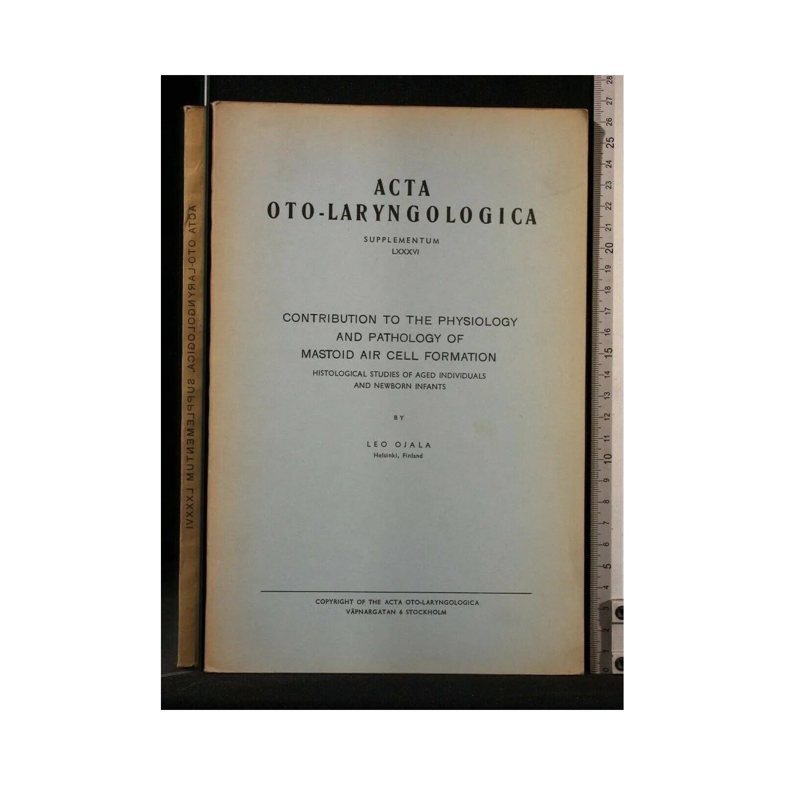 CONTRIBUTION TO THE PHYSIOLOGY AND PATHOLOGY OF MASTOID AIR CELL
