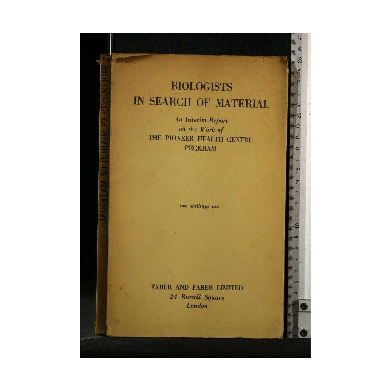 BIOLOGISTS IN SEARCH OF MATERIAL