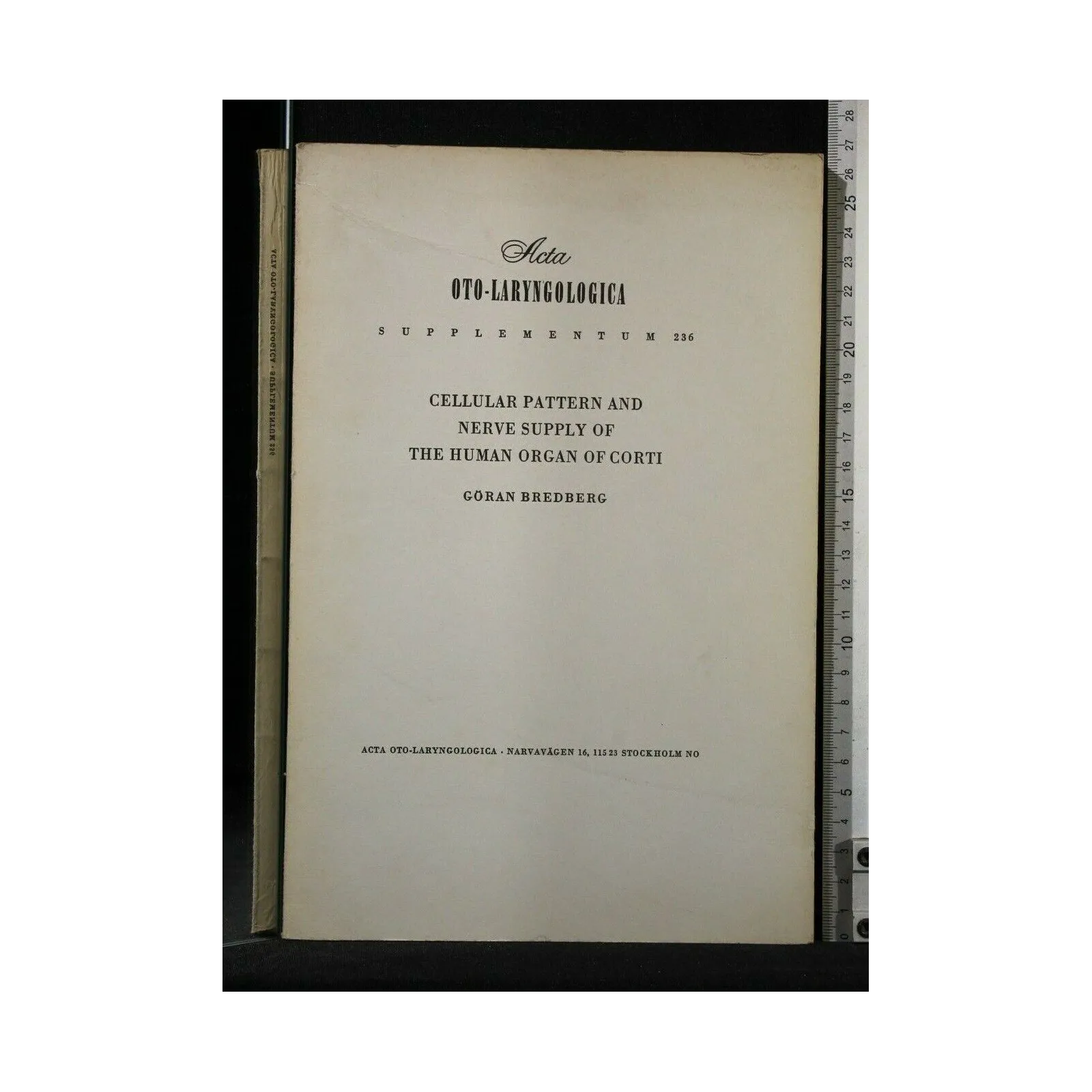 CELLULAR PATTERN AND NERVE SUPPLY OF THE HUMAN ORGAN OF CORTI