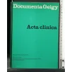 DOCUMENTA GEIGY ACTA CLINICA