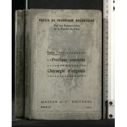 PRATIQUE COURANTE CHIRURGIE D'URGENCE