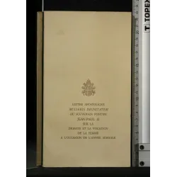 LETTRE APOSTOLIQUE MULIERIS DIGNITATEM DU SOUVERAIN PONTIFE JEAN