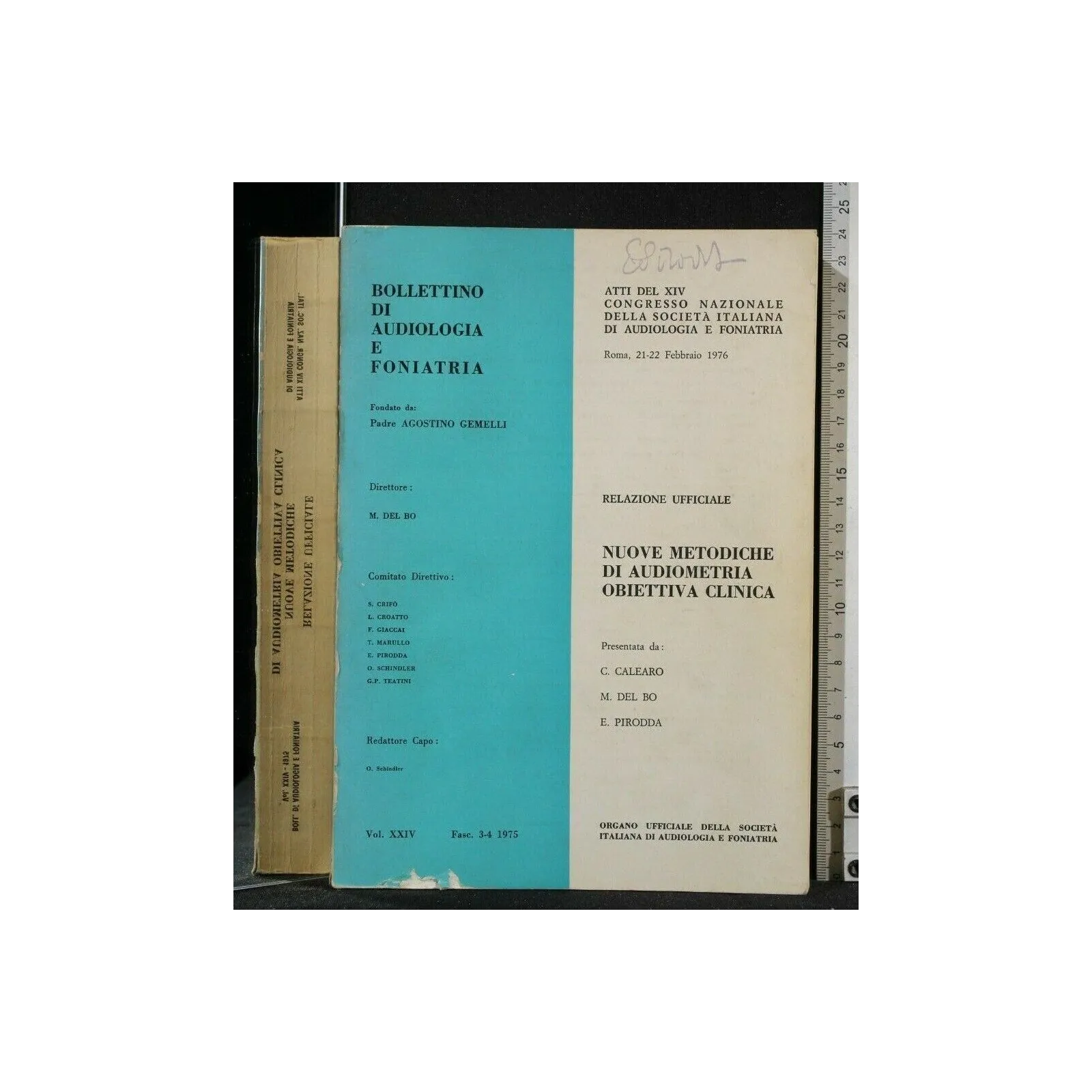 BOLLETTINO DI AUDIOLOGIA E FONIATRIA ATTI DEL XIV CONGRESSO