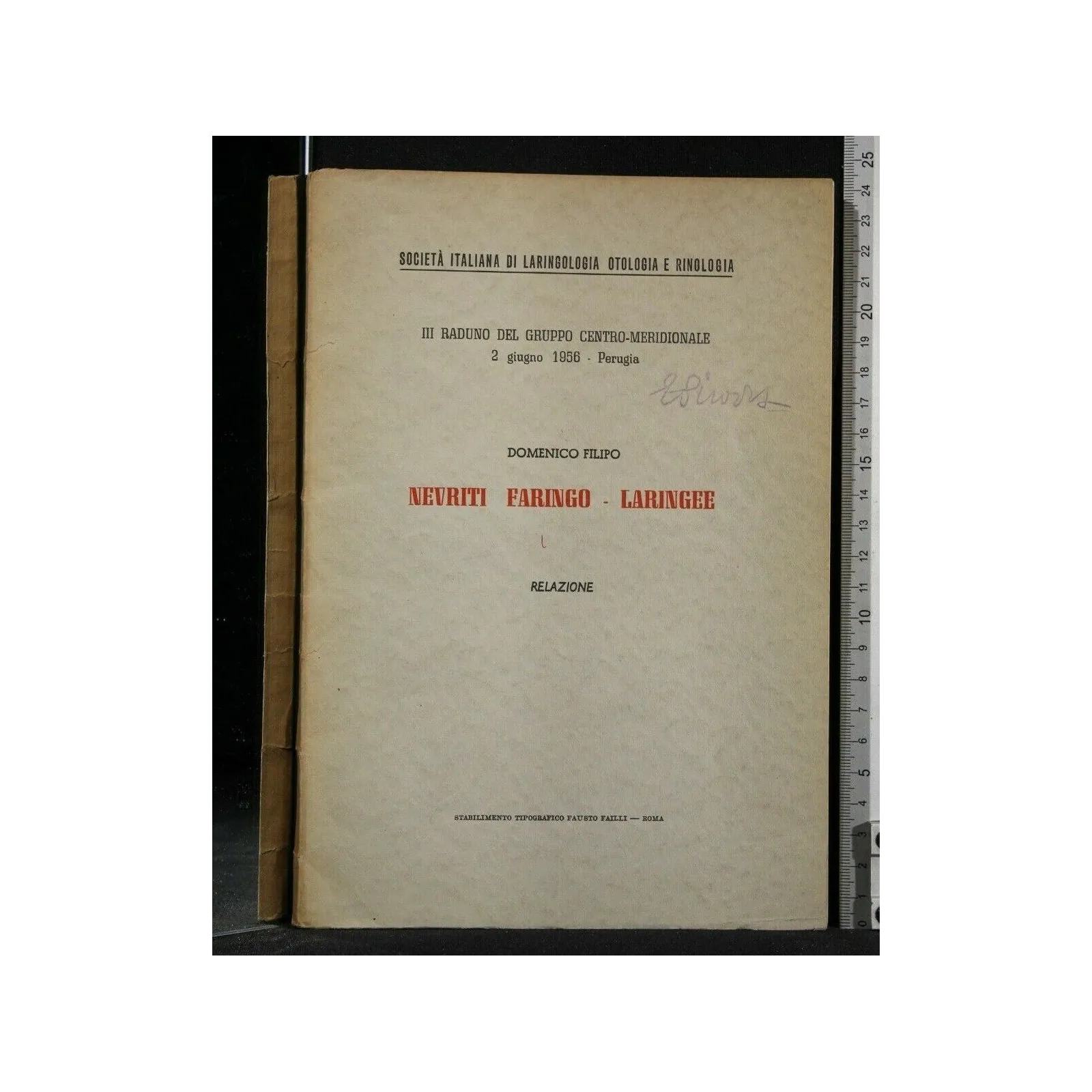 NEVRITI FARINGO-LARINGEE RELAZIONE SOCIETA' ITALIANA DI