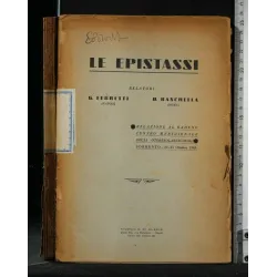 LE EPISTASSI RELAZIONE AL RADUNO CENTRO MERIDIONALE DEGLI