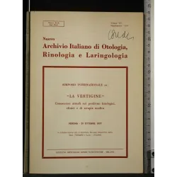 NUOVO ARCHIVIO ITALIANO DI OTOLOGIA, RINOLOGIA E LARINGOLOGIA