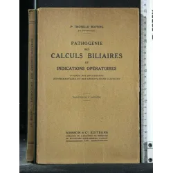 PATHOGENIE DES CALCULS BILIAIRES ET INDICATIONS OPERATOIRES