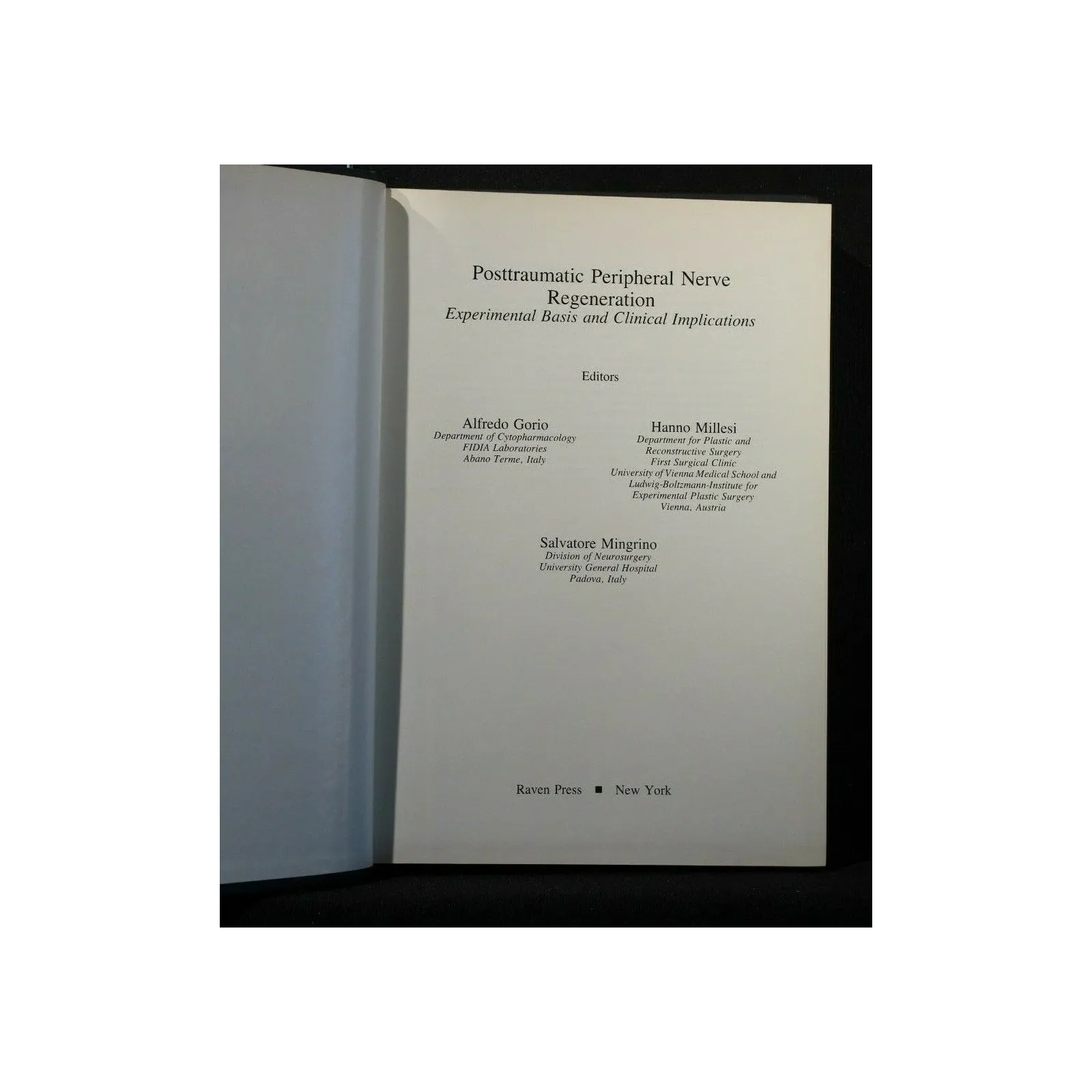 POSTTRAUMATIC PERPHERAL NERVE REGENERATION