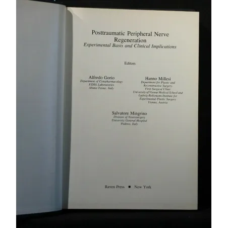 POSTTRAUMATIC PERPHERAL NERVE REGENERATION