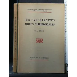 LES PANCREATITES AIGUES CHIRURGICALES
