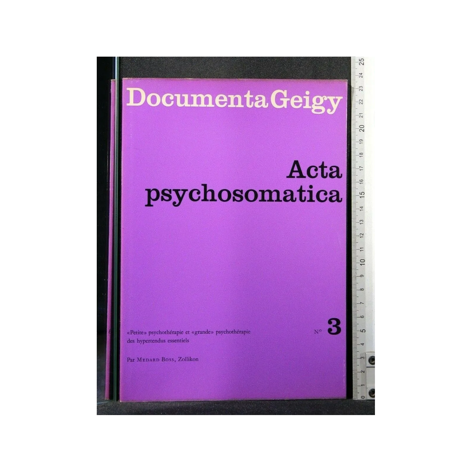 DOCUMENTA GEIGY ACTA PSYCHOSOMATICA N. 3