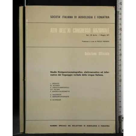 STUDIO RONTGENCINEMATOGRAFICO, ELETTROACUSTICO ED INFORMATIVO